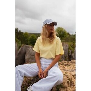 Easy Clothes - Yellow‎ T-Shirt Womens Medium Short Sleeve Casual Top